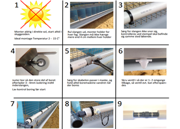 Monterings vejledning termoslange