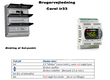 Brugervejledning Termostat lr33